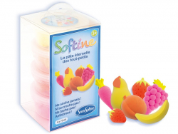 Acheter Softine - 4 pots - couleurs chaudes - 13,00 € en ligne sur La Petite Epicerie - Loisirs créatifs