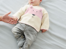 Acheter Kit de tricot layette pull ourson - Rose - 29,89 € en ligne sur La Petite Epicerie - Loisirs créatifs