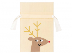 Acheter Petit sac cadeau renne - 20 x 30 cm - 3,19 € en ligne sur La Petite Epicerie - Loisirs créatifs