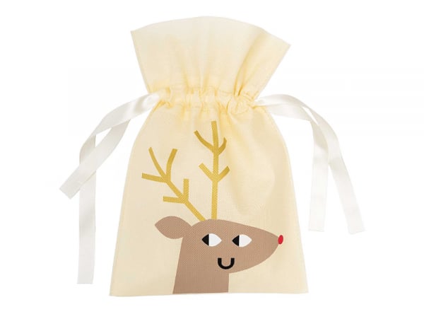 Acheter Petit sac cadeau renne - 20 x 30 cm - 3,19 € en ligne sur La Petite Epicerie - Loisirs créatifs