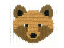 Acheter Kit canevas pour enfant l'ours Bruno - point lancé - 17,39 € en ligne sur La Petite Epicerie - Loisirs créatifs