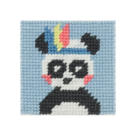 Acheter Kit canevas pour enfant - pandi-panda - 20 x 20 cm - 12,99 € en ligne sur La Petite Epicerie - Loisirs créatifs