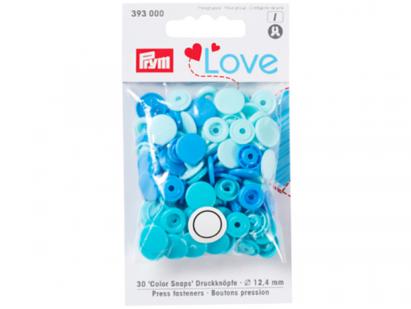 Acheter Prym love boutons pression plastique bleu turquoise 12 mm - 3,39 € en ligne sur La Petite Epicerie - Loisirs créatifs