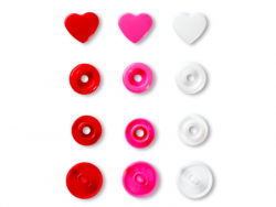 Acheter Prym love boutons press. coeur 12,4mm rouge/blanc/ - 3,39 € en ligne sur La Petite Epicerie - Loisirs créatifs