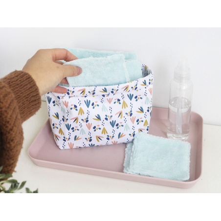 Acheter KIT MKMI - Mes lingettes démaquillantes - blanc/mint - 18,99 € en ligne sur La Petite Epicerie - Loisirs créatifs