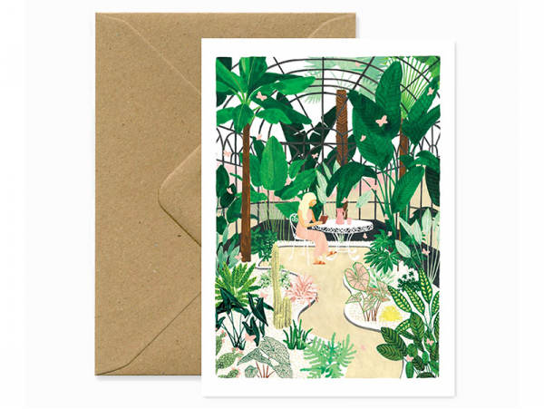Acheter Carte aquarelle - Butterfly greenhouse - ATWS - 3,49 € en ligne sur La Petite Epicerie - Loisirs créatifs