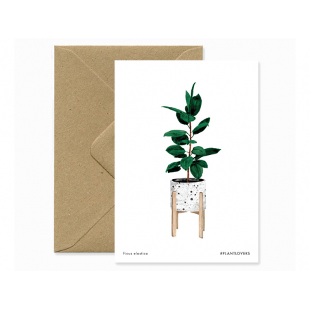 Acheter Carte aquarelle - Ficus - ATWS - 3,49 € en ligne sur La Petite Epicerie - Loisirs créatifs