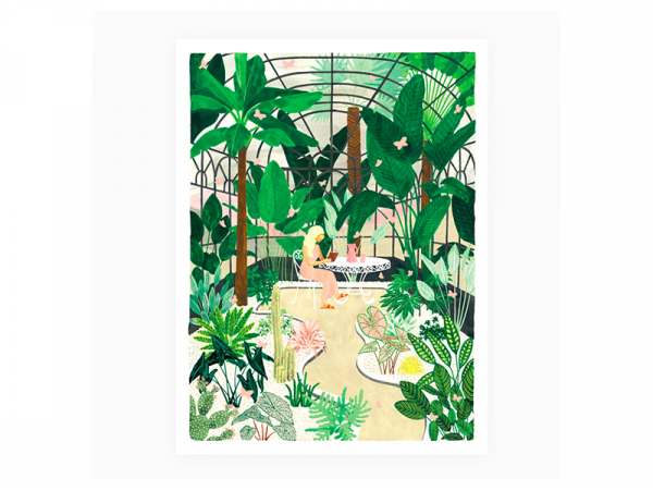 Acheter Affiche aquarelle - Butterfly greenhouse - 29,7 X 39,7 cm - ATWS - 23,99 € en ligne sur La Petite Epicerie - Loisirs ...