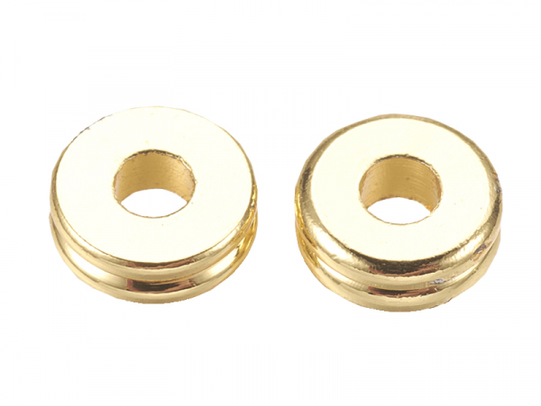 Acheter 10 perles séparateurs - doré à l'or fin 24k - 6 x 2 mm - 3,19 € en ligne sur La Petite Epicerie - Loisirs créatifs Acheter 10 perles séparateurs - doré à l'or fin 24k - 6 x 2 mm - 3,19 € en ligne sur La Petite Epicerie - Loisirs créatifs