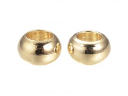 Acheter 10 perles rondelles intercalaires - doré à l'or fin 18k - 5 x 3 mm - 4,49 € en ligne sur La Petite Epicerie - Loisirs...