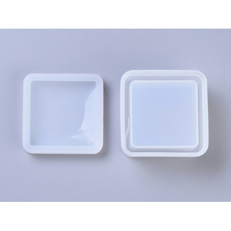 Acheter Moule en silicone - Boîte carrée + couvercle - 7,69 € en ligne sur La Petite Epicerie - Loisirs créatifs