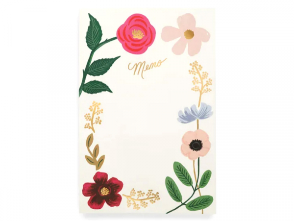 Acheter Grand bloc-notes Wildflowers - 15 x 23 cm - 12,50 € en ligne sur La Petite Epicerie - Loisirs créatifs