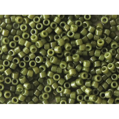 Acheter Miyuki Delicas 11/0 - Duracoat opaque dyed moss green DB-2357 - 4,79 € en ligne sur La Petite Epicerie - Loisirs créa...