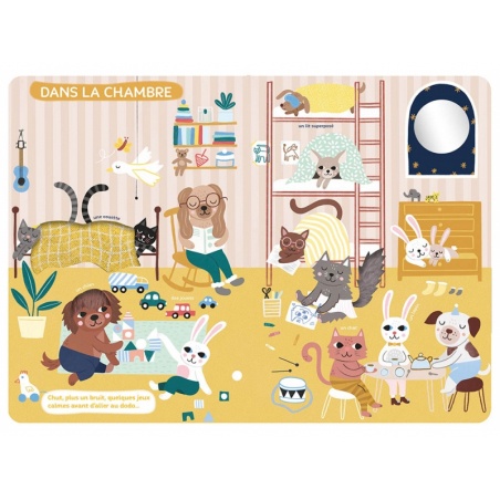 Acheter Mon très grand livre d'eveil Bonne nuit les animaux de Michelle Carlslund - 24,95 € en ligne sur La Petite Epicerie -...