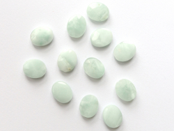 Acheter Perle naturelle à facettes ovale - Angélite verte - 10 x 8 mm - 1,59 € en ligne sur La Petite Epicerie - Loisirs créa...