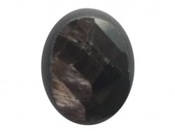Acheter Perle naturelle à facettes ovale - jaspe noir - 10 x 8 mm - 1,79 € en ligne sur La Petite Epicerie - Loisirs créatifs