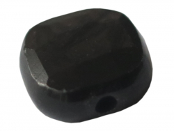 Acheter Perle naturelle à facettes carré - Jaspe noir - 8 x 8 mm - 1,29 € en ligne sur La Petite Epicerie - Loisirs créatifs