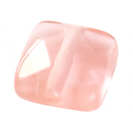 Acheter Perle naturelle à facettes carré - Quartz cerise - 8 x 8 mm - 0,59 € en ligne sur La Petite Epicerie - Loisirs créatifs