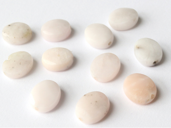Acheter Perle naturelle à facettes ovale - Opale rose - 10 x 8 mm - 1,59 € en ligne sur La Petite Epicerie - Loisirs créatifs