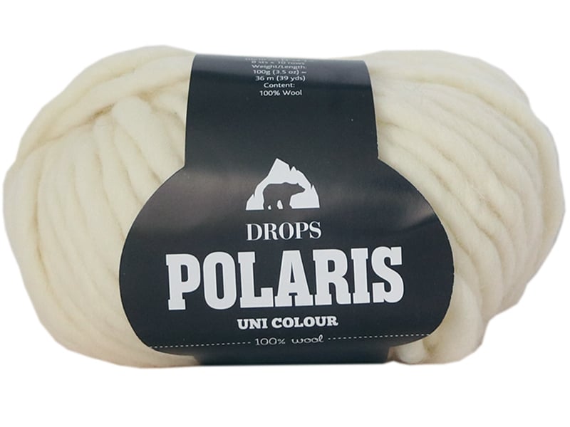 Acheter Laine Drops - Polaris - 01 écru (uni colour) - 4,89 € en ligne sur La Petite Epicerie - Loisirs créatifs