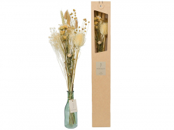 Acheter Bouquet de fleurs dans un vase - coloris naturel - 35,99 € en ligne sur La Petite Epicerie - Loisirs créatifs