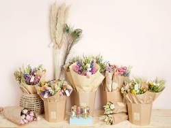 Acheter Bouquet de fleurs séchées - coloris naturel - taille large - 25,99 € en ligne sur La Petite Epicerie - Loisirs créatifs