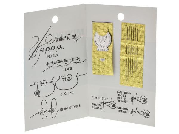 Acheter 6 aiguilles à perler avec 1 enfile-aiguille - 2,99 € en ligne sur La Petite Epicerie - Loisirs créatifs