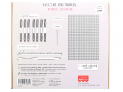 Acheter KIT MKMI - Ma pochette en bargello - 18,99 € en ligne sur La Petite Epicerie - Loisirs créatifs