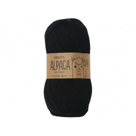 Acheter Laine Drops - Alpaca - 8903 Noir - 4,10 € en ligne sur La Petite Epicerie - Loisirs créatifs