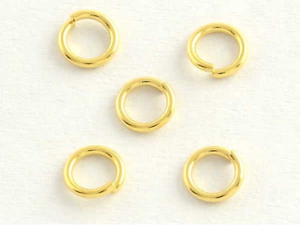 Acheter 20 anneaux 6 mm - doré à l'or fin 18k - 0,99 € en ligne sur La Petite Epicerie - Loisirs créatifs