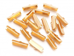 Acheter 10 fermoirs griffe 20 mm - doré à l'or fin 18k - 3,09 € en ligne sur La Petite Epicerie - Loisirs créatifs