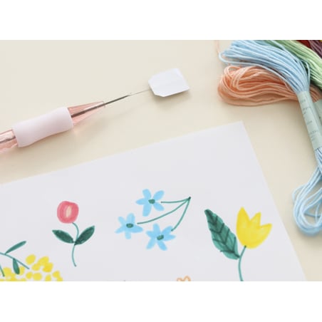 Acheter KIT MKMI - Mon kit punch needle fleuri - 16,99 € en ligne sur La Petite Epicerie - Loisirs créatifs
