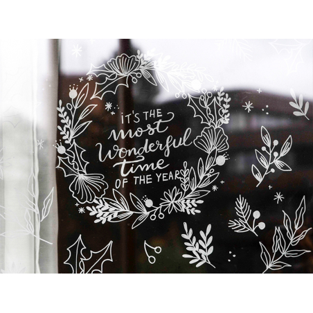 Acheter Décorez vos vitres - Forêt de Noël - Mon kit de dessin sur fenêtres - 9,99 € en ligne sur La Petite Epicerie - Loisir...