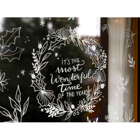 Acheter Décorez vos vitres - Forêt de Noël - Mon kit de dessin sur fenêtres - 9,99 € en ligne sur La Petite Epicerie - Loisir...