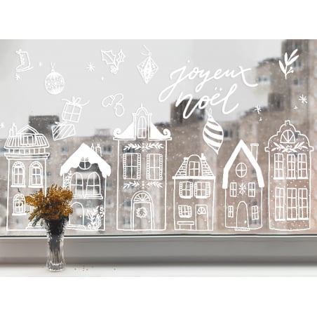 Acheter Décorez vos vitres - Noël scandinave - Mon kit de dessin sur fenêtres - 9,99 € en ligne sur La Petite Epicerie - Lois...