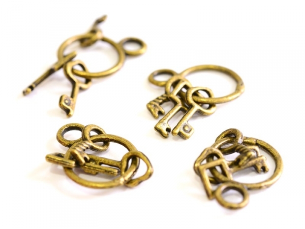 Acheter 1 Breloque trousseau 3 clés - couleur bronze - 1,19 € en ligne sur La Petite Epicerie - Loisirs créatifs