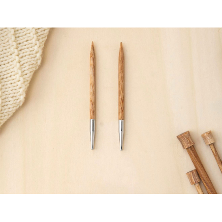 Acheter Aiguilles à tricoter interchangeables en bois - 7 mm - 6,89 € en ligne sur La Petite Epicerie - Loisirs créatifs