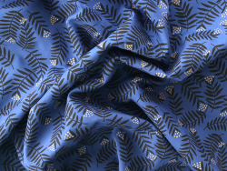 Acheter Tissu viscose Cousette Rameaux - Bleu - 1,99 € en ligne sur La Petite Epicerie - Loisirs créatifs