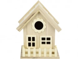 Acheter Maison en bois à décorer - Fenêtre fleur et clôture - 17,99 € en ligne sur La Petite Epicerie - Loisirs créatifs