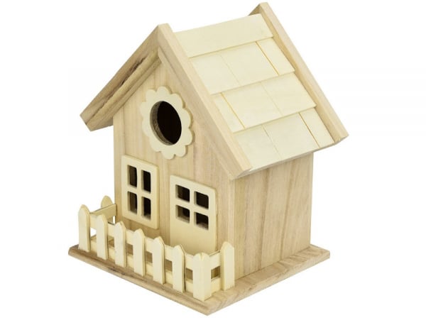 Acheter Maison en bois à décorer - Fenêtre fleur et clôture - 17,99 € en ligne sur La Petite Epicerie - Loisirs créatifs