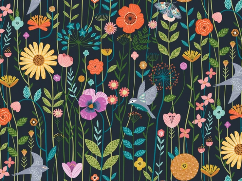 Acheter Tissu coton Dashwood "aviary" - 1,83 € en ligne sur La Petite Epicerie - Loisirs créatifs