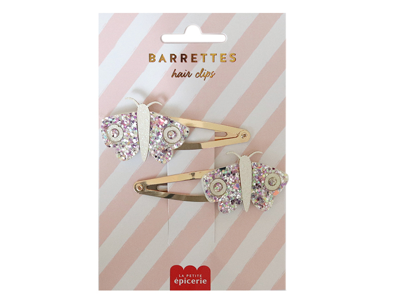 Acheter Barrettes cheveux - Papillons - 4,99 € en ligne sur La Petite Epicerie - Loisirs créatifs