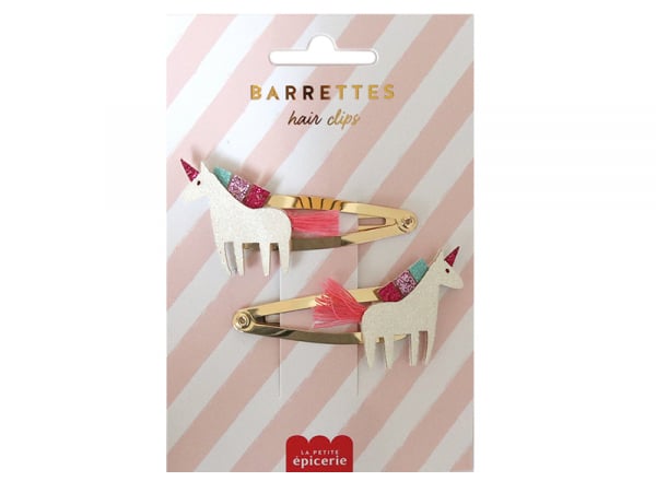 Acheter Barrettes cheveux - Licornes - 4,99 € en ligne sur La Petite Epicerie - Loisirs créatifs