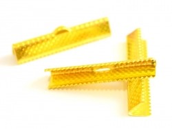 Acheter Fermoir griffe pour biais de tissu 30 mm - doré - 0,39 € en ligne sur La Petite Epicerie - Loisirs créatifs