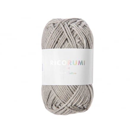 Acheter Pelote Ricorumi coton DK - Gris perle (04) - 1,19 € en ligne sur La Petite Epicerie - Loisirs créatifs