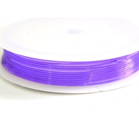 Acheter 5 m de fil élastique 0,8 mm - violet - 2,49 € en ligne sur La Petite Epicerie - Loisirs créatifs