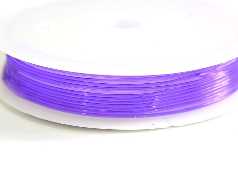 Acheter 5 m de fil élastique 0,8 mm - violet - 2,49 € en ligne sur La Petite Epicerie - Loisirs créatifs