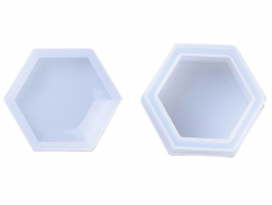 Acheter Moule en silicone - Boite de rangement hexagonale - 7,69 € en ligne sur La Petite Epicerie - Loisirs créatifs