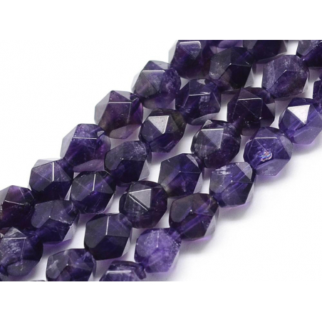 Acheter Lot de 10 perles naturelles géométriques à facettes - 6 mm - Améthyste - 5,99 € en ligne sur La Petite Epicerie - Loi...