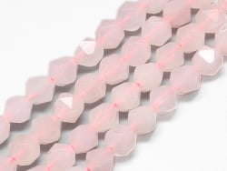 Acheter Lot de 10 perles naturelles géométriques à facettes - 6 mm - Quartz rose - 3,09 € en ligne sur La Petite Epicerie - L...
